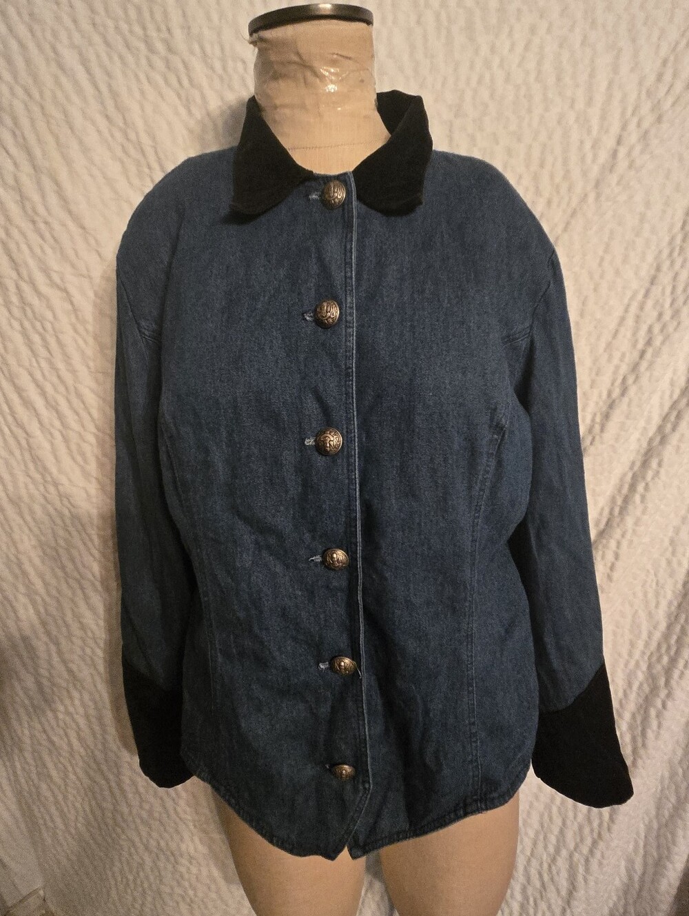 Vintage Demin Velet Trim